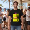 Párty je tu! Vtipné tričko s nápisom, neonové farby, štýl Náhľad obrázku produktu 3