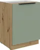 Mobile basso a un'anta LUNARA - larghezza 60 cm, verde / Anteprima dell’immagine prodotto 1