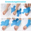 Knöchel Kinesiologie Tape Set – 12 vorgestanzte Streifen, Produktbild-Vorschau 2
