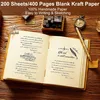 Leren notitieboek - 200 pagina's, handgemaakt, vintage Productafbeelding-voorbeeld 4
