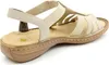 Rieker Damen Schlüpf Sandale mit Stretchriemen beige Produktbild-Vorschau 15
