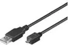 A black USB cable with two different connectors. Náhled obrázku produktu