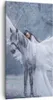 Bild auf Leinwand - Leinwandbild - Frau Pferd Natur - Produktbild-Vorschau 1