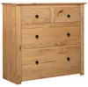 vidaXL Sideboard 80x40x83 cm Kiefernholz Panama Produktbild-Vorschau 8