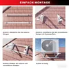 Dachkonsole für Split-Klimaanlage, verstellbar 10-45°, bis 150 kg Náhled obrázku produktu