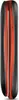 A close-up, side view of a black and red flip phone. Podgląd zdjęcia produktu