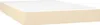 vidaXL Boxspringbett mit Matratze Creme 120x200 cm Stoff Produktbild-Vorschau 5