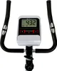 Close-up of the handlebars and display console of a home exercise bike. Produktbild-Vorschau