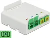 Delock LWL Anschlussdose für Hutschiene 4 x SC Simplex oder Produktbild-Vorschau 1
