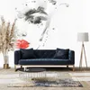 Muralo Vlies Fototapete Aquarell PORTRÄT Frau Abstraktion Produktbild-Vorschau 8