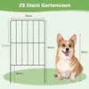 25 Stück Gartenzaun, Metall Zaunelementen, Dekorativer Produktbild-Vorschau 8
