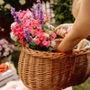 Creative Home Cestino in Vimini con Manico | Cesto Funghi Anteprima dell’immagine prodotto 9