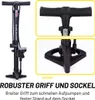 Dunlop Fahrradpumpe mit Manometer für Dunlop-, Schrader- Produktbild-Vorschau 5