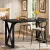 Tribesigns 140 cm Bartisch, industrieller Tresentisch mit Produktbild-Vorschau 1