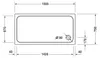 DURAVIT 720099000000000 Duschwanne D-Code 1500x750x85mm Produktbild-Vorschau 5