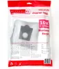 A plastic bag containing vacuum cleaner bags and a filter. Produktbild-Vorschau