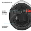 Westt Classic Jethelm mit Visier Motorradhelm Produktbild-Vorschau 3
