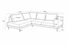 Garten Ecksofa Volaro S 268x202 Braun Wetterfestes Outdoor Produktbild-Vorschau 3