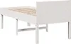 vidaXL Massivholzbett ohne Matratze Weiß 90x190 cm Produktbild-Vorschau 6