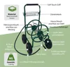 Schlauchwagen Premium 4 Vollgummiräder 92x57x78 cm Stahl, Produktbild-Vorschau 3