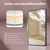 A mirror with a diagram showing its layered construction and a list of its features. Anteprima dell’immagine prodotto