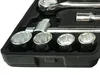A close-up view of a socket wrench set in its case. Anteprima dell’immagine prodotto