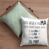 Trendation - Mama Deko-Kissen mit Füllung 40x40 mit Spruch Produktbild-Vorschau 4