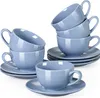 Tassen Set Porzellan, LOVECASA 6-teilige Kaffeetassen mit Produktbild-Vorschau 1