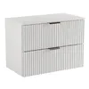 WENA Waschtischunterschrank 80 cm, geriffelte Fronten, Produktbild-Vorschau 1