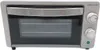 A front view of a small white and gray toaster oven. Produktbild-Vorschau