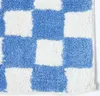 HOMESCAPES Rutschfeste Badematte blau-weiß mit Produktbild-Vorschau 2
