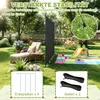 YRHome Raumteiler Paravent 3-flügelig Groß 240x180cm Produktbild-Vorschau 7