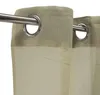 100% Baumwolle Gardine - Taupe - 105x250 cm Produktbild-Vorschau 3
