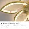 AIORBER Ventilateur de plafond moderne avec éclairage LED, Voir les images du produit 5