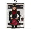 A girl wearing a steampunk-style costume is displayed on packaging for a children's costume. Anteprima dell’immagine prodotto