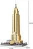 A model of the Empire State Building with dimensions indicated. Voir les images du produit