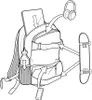 Burton TREBLE YELL PACK 21 litri Nero Vero Anteprima dell’immagine prodotto 5