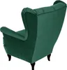 Grün Ohrensessel aus Velours Falco 86 cm Sessel mit Produktbild-Vorschau 7