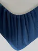 Thermofleece Spannbettlaken 180-200x200 cm Dunkelblau Warm Produktbild-Vorschau 4