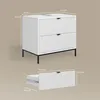 Mobile sottolavabo per bagno Livinity Aterno Bianco 70 x 63 Anteprima dell’immagine prodotto 3