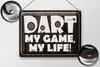 Blechschild Dart my Game my Life, 40 x 30 cm, Blechschilder Produktbild-Vorschau 2
