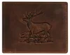 GREENBURRY Geldbörse Vintage Wallet Brown Stag braun Produktbild-Vorschau 1