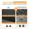 LINUMA® (Schwarz, 60 x 40 cm) Katzenklo Matte, Katzenstreu Produktbild-Vorschau 2