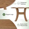 Tribesigns 120 cm runder Esstisch, Massivholz für 4-6 Produktbild-Vorschau 6