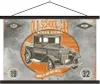 MuchoWow® Textilposter Mancave - Auto - Orange - Grau - Produktbild-Vorschau 1