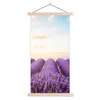 MuchoWow® Textilposter Lavendel - Himmel - Wolken - Blumen Produktbild-Vorschau 1