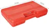 A red plastic case for a tool set, with dimensions indicated by white lines and text. Náhľad obrázku produktu