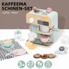 Spielküche Kaffeemaschine Kinder Holz, Kinderküche Zubehör Produktbild-Vorschau 2