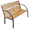 Panchina da giardino 112 cm in legno massiccio di abete Anteprima dell’immagine prodotto 5