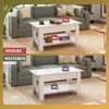Couchtisch Höhenverstellbar und Ausziehbar, Couchtisch Holz Produktbild-Vorschau 8